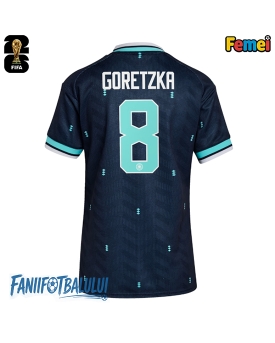 Germania Leon Goretzka #8 Echipament de Fotbal Replică Mondial 2026 Femei Deplasare Germania Leon Goretzka #8 Echipament de Fotbal Replică Mondial 2026 Femei Deplasare